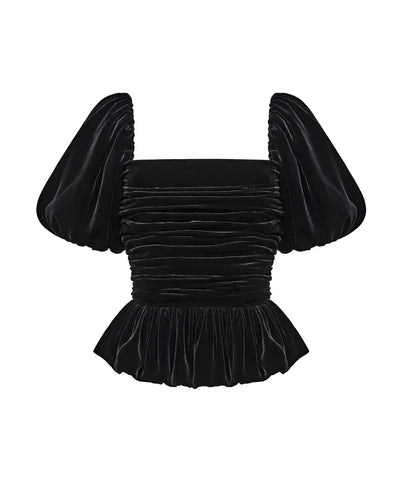 Christine, velvet corset top