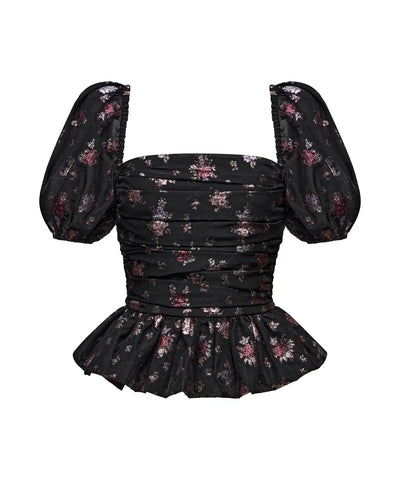Christine, organza corset top