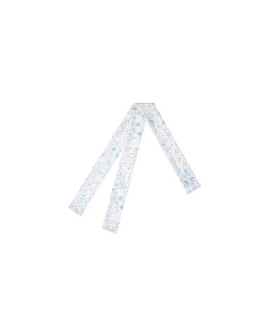 Luana, milky chiffon ribbon with a floral print