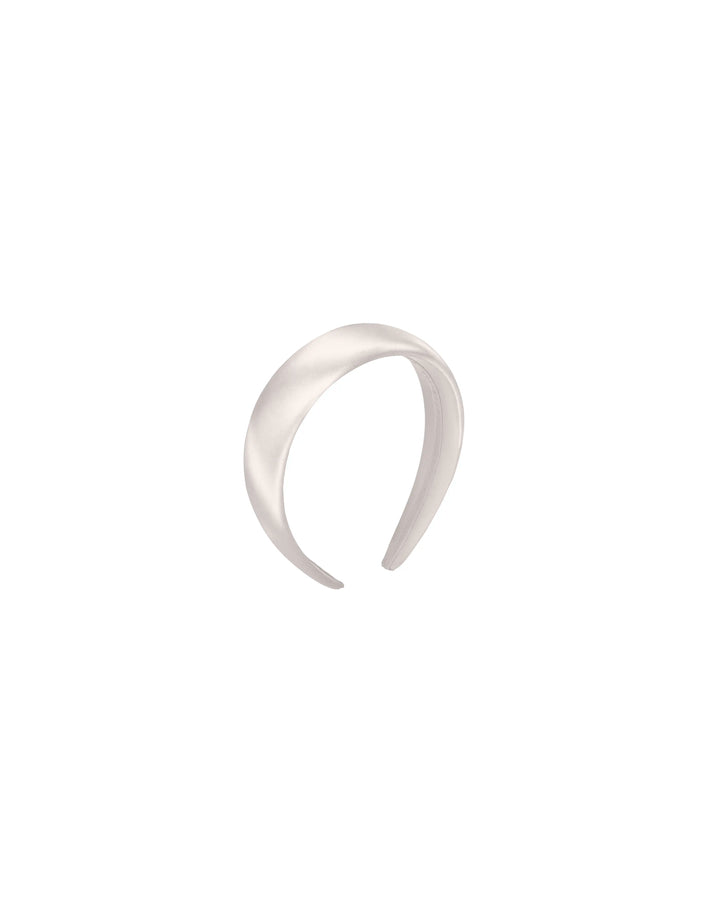 Noelia, ivory satin headband