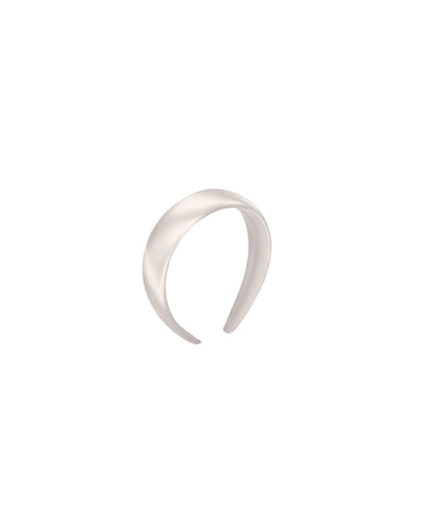 Noelia, ivory satin headband