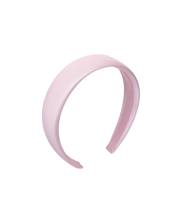 Noelia, headband made of lilac satin