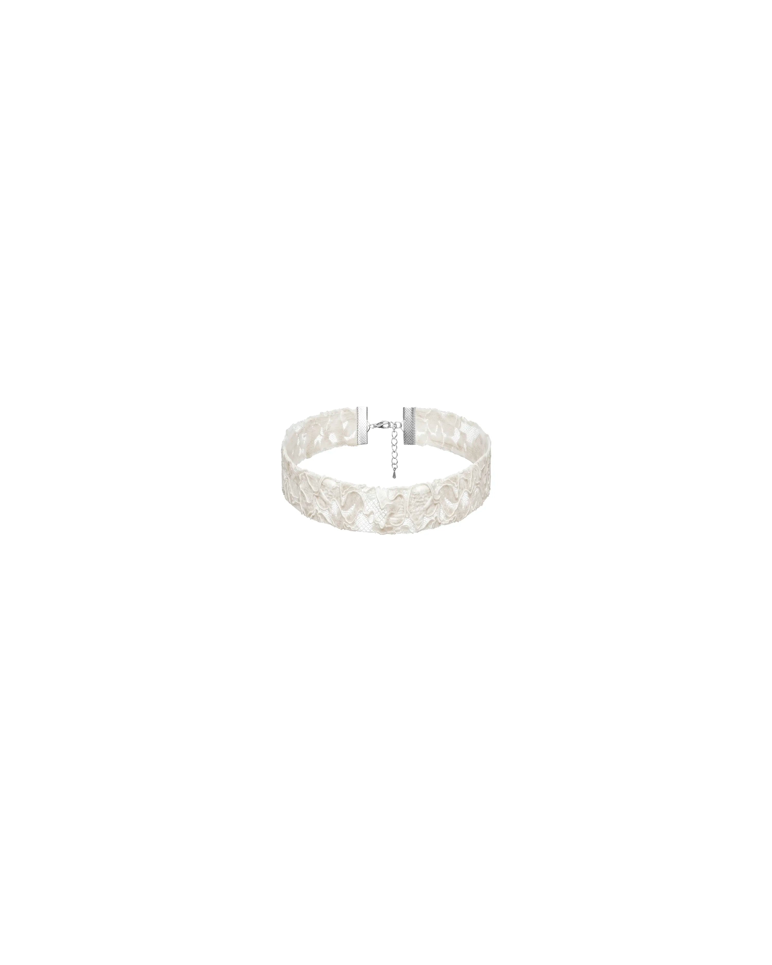 Lora, ivory lace choker