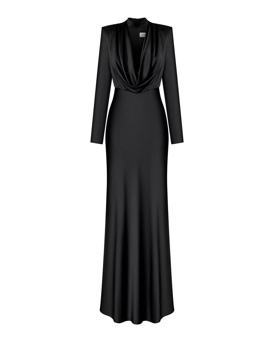 Emma, maxi dress with long sleeves and a satin choker ROSES LACE Emma, maxi dress with long sleeves and a satin choker ROSES LACE
