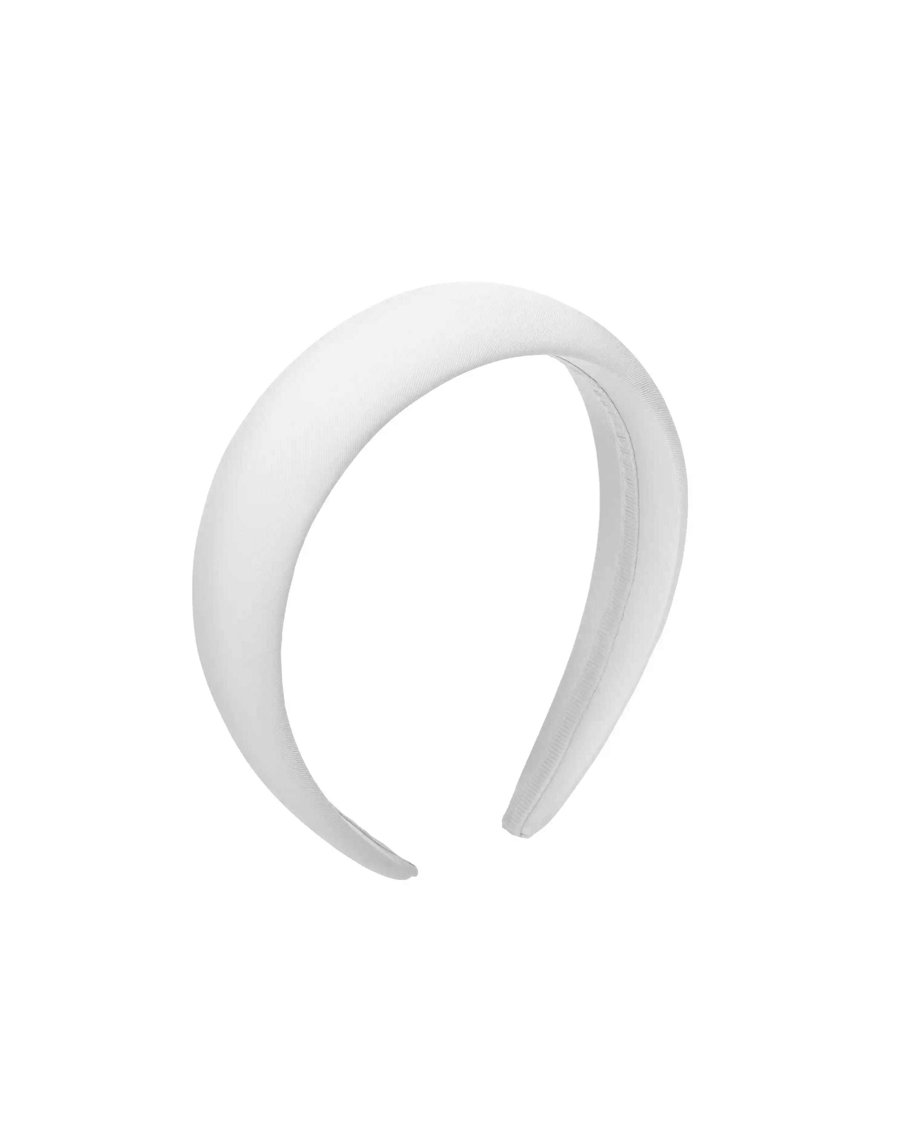 Noelia, headband made of ivory biflex