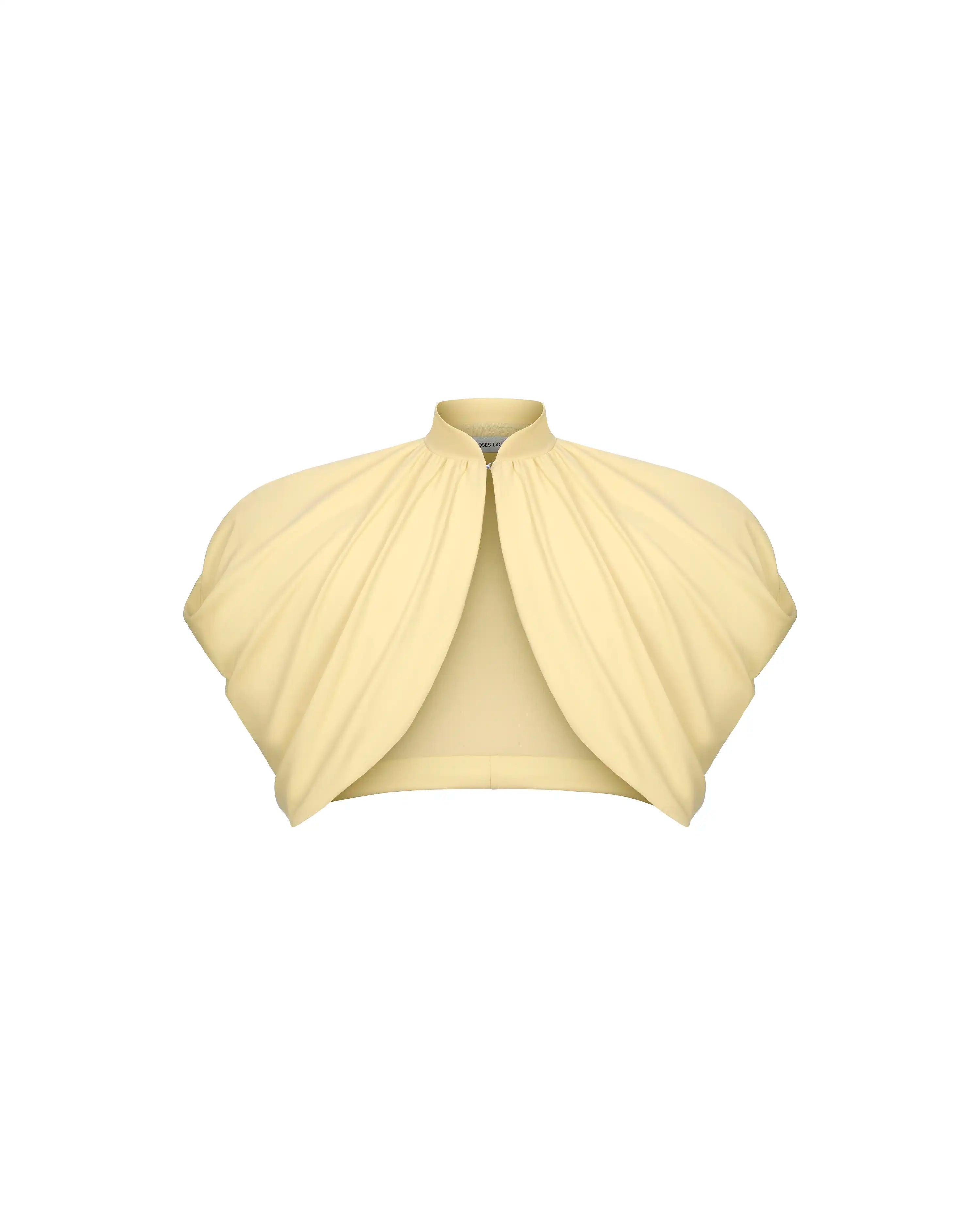 Hazel, cover-up in yellow biflex