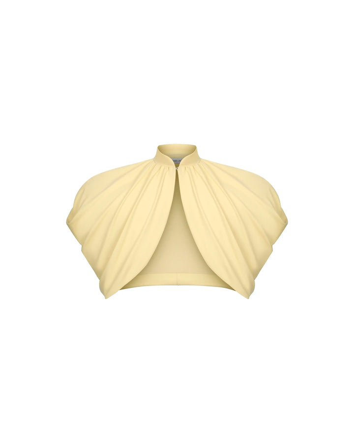 Hazel, cover-up in yellow biflex