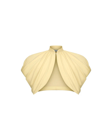 Hazel, cover-up in yellow biflex