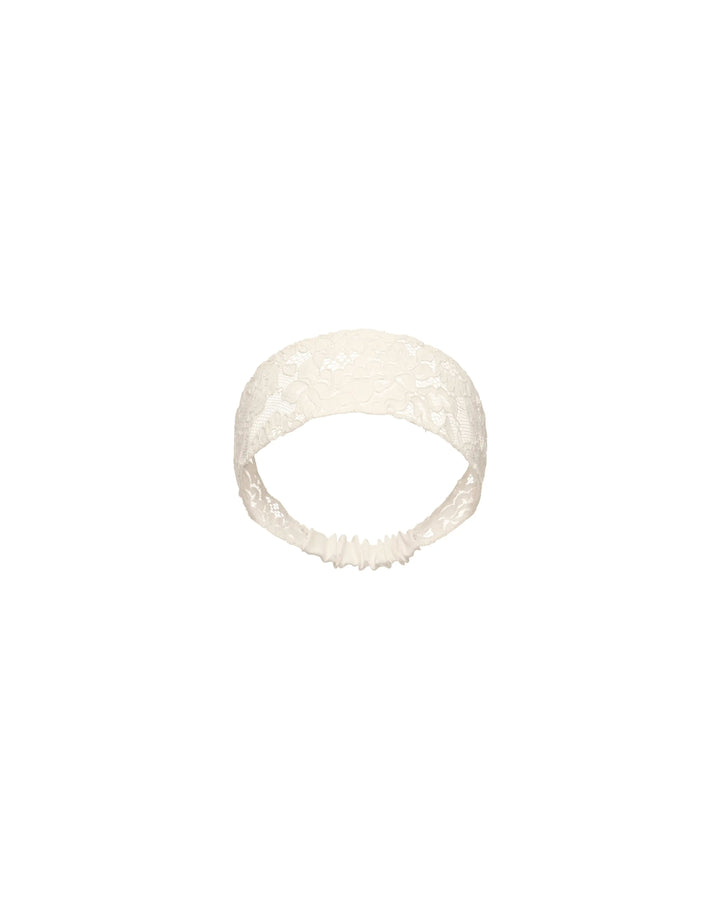 Taya, ivory lace headband