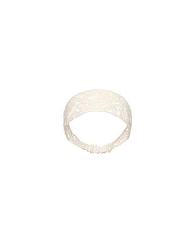Taya, ivory lace headband