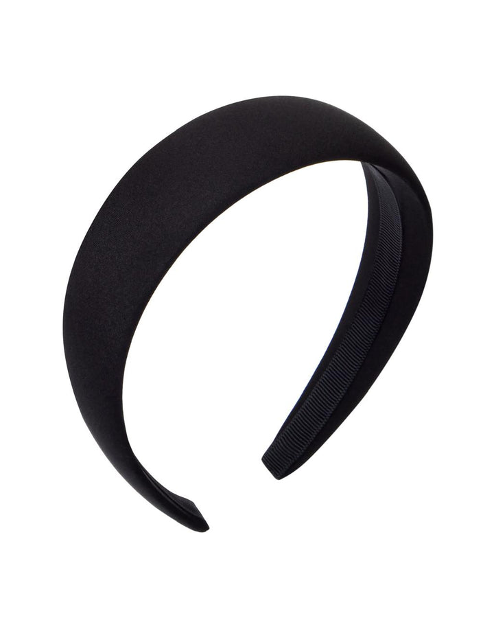 Noelia, headband made of black satin