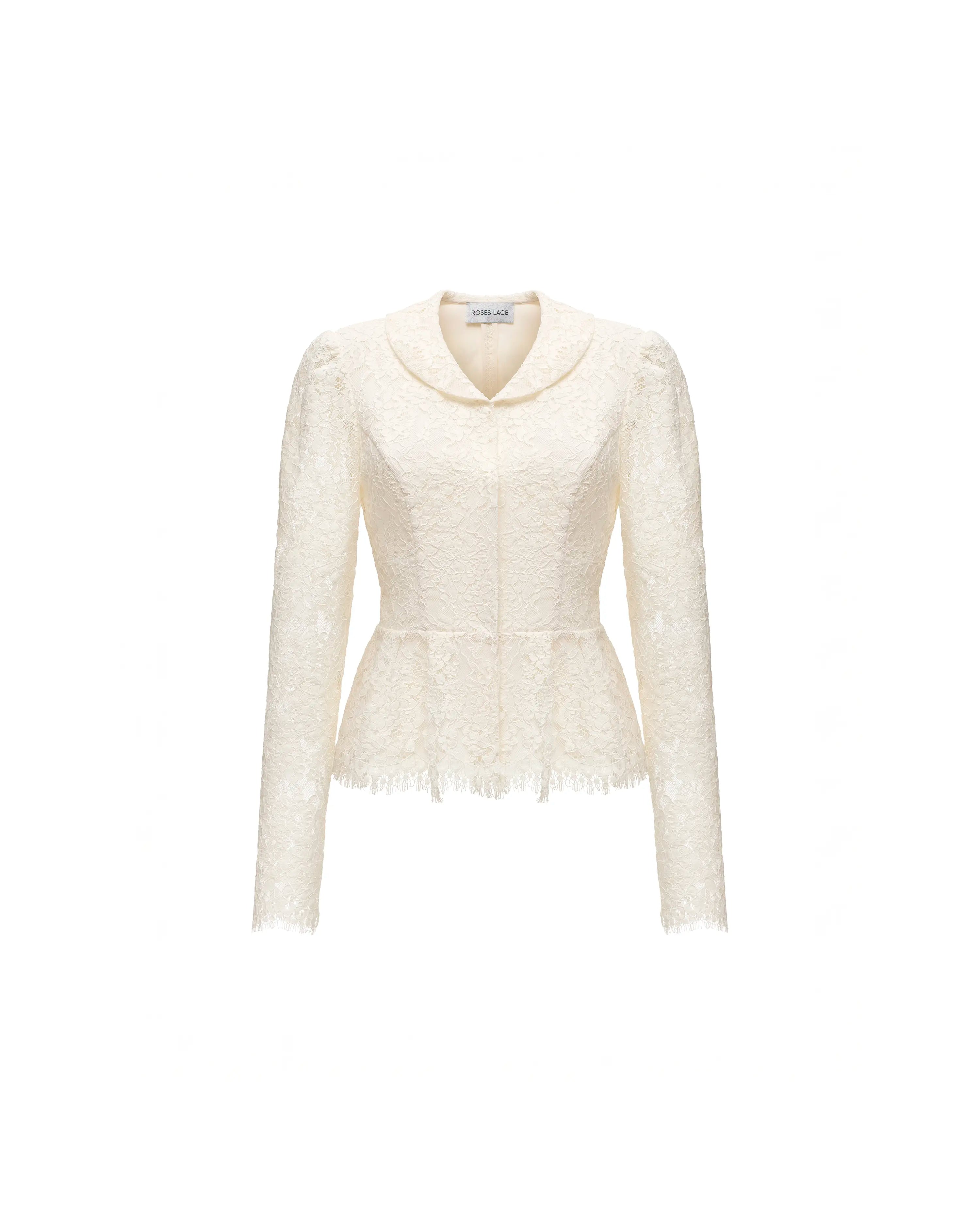 Sia, ivory lace jacket