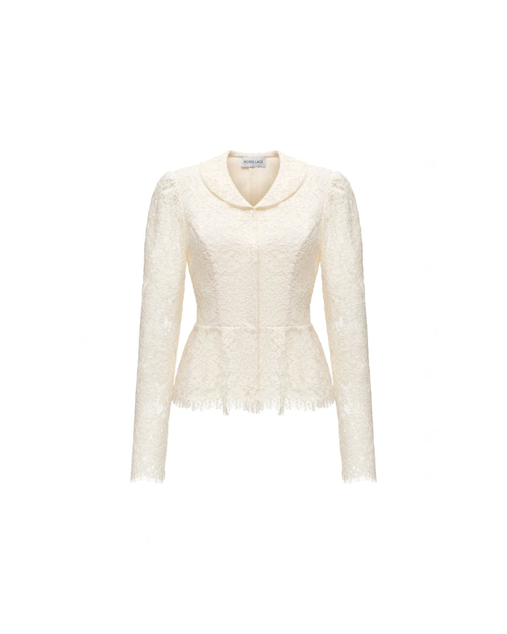 Sia, ivory lace jacket