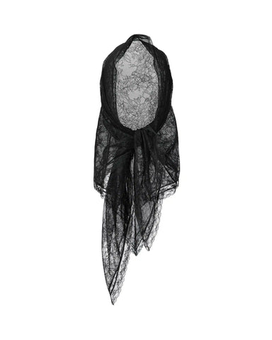 Leticia, headscarf made of black lace
