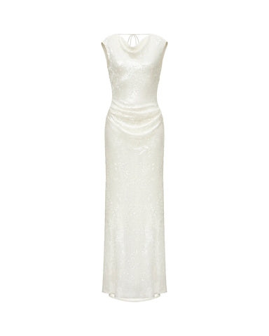 Lucy maxi, sequin maxi dress