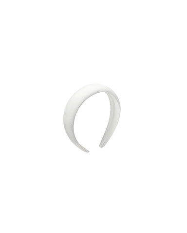 Noelia, ivory taffeta headband