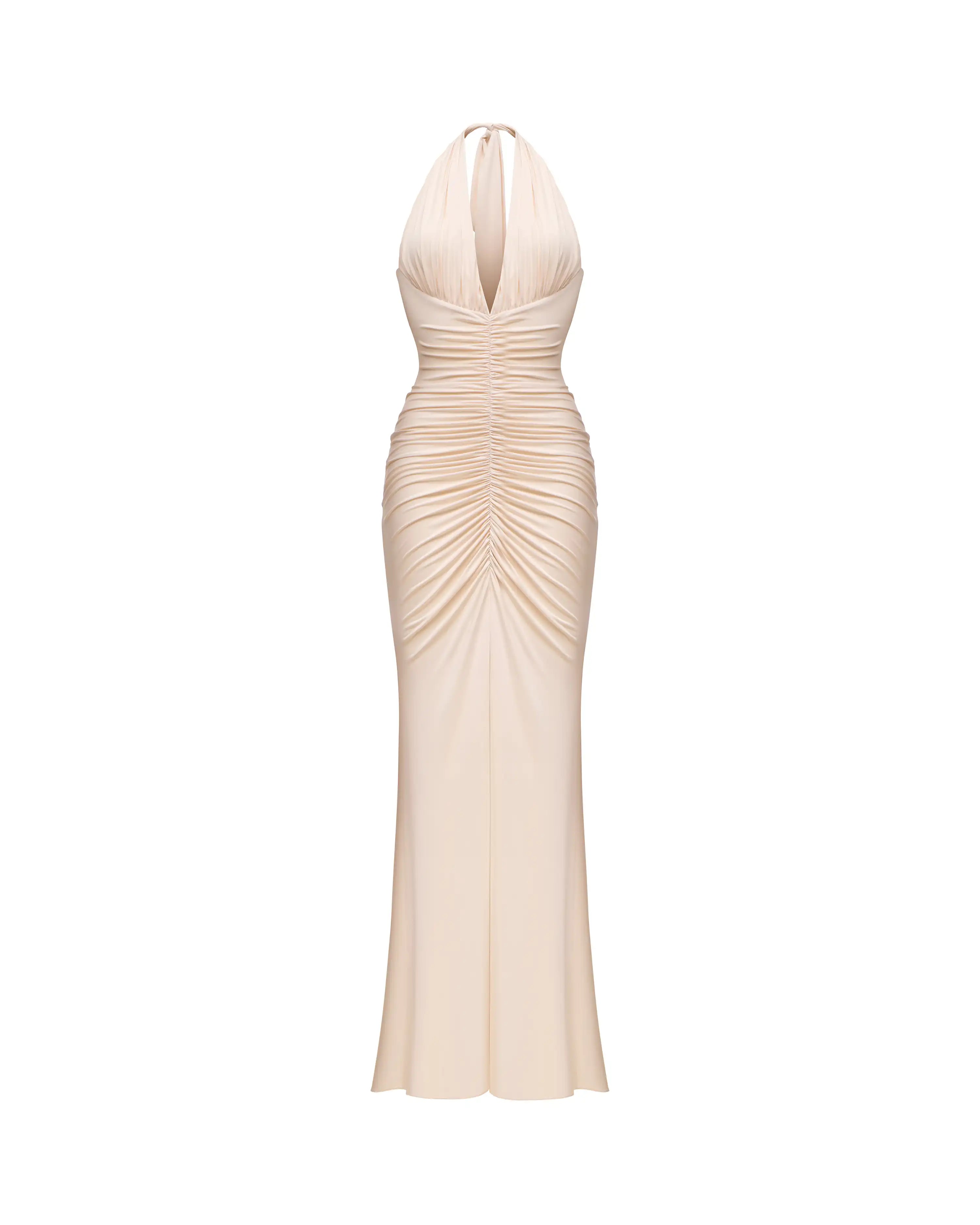 Luna maxi, milky biflex maxi dress