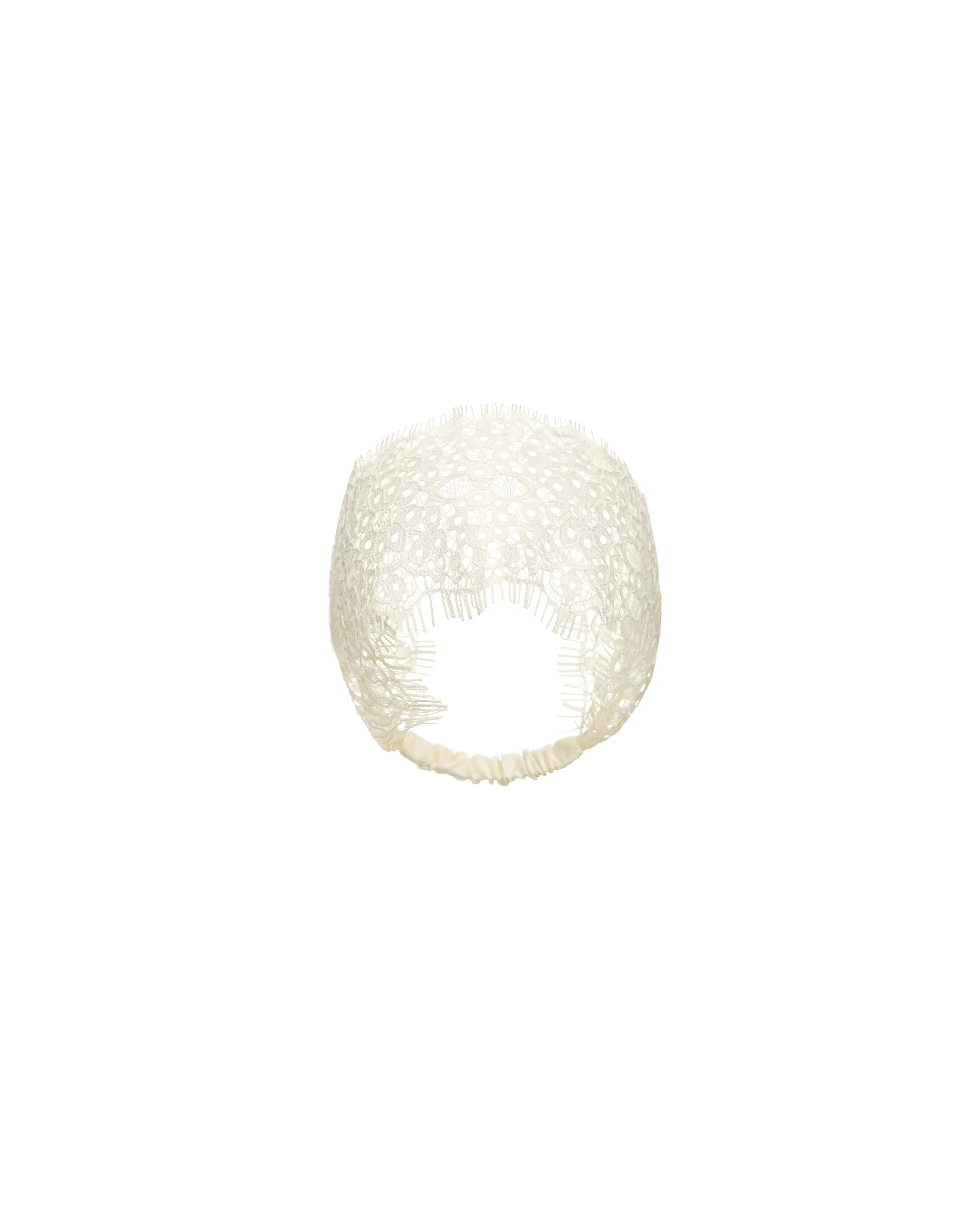 Taya, ivory lace headband