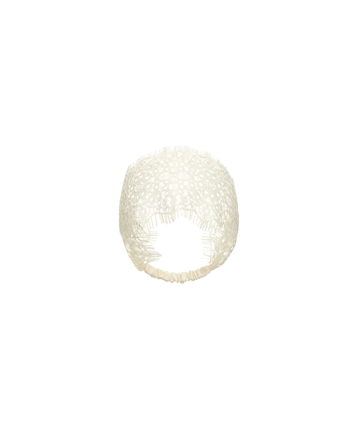 Taya, ivory lace headband