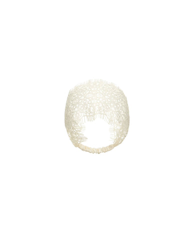 Taya, ivory lace headband