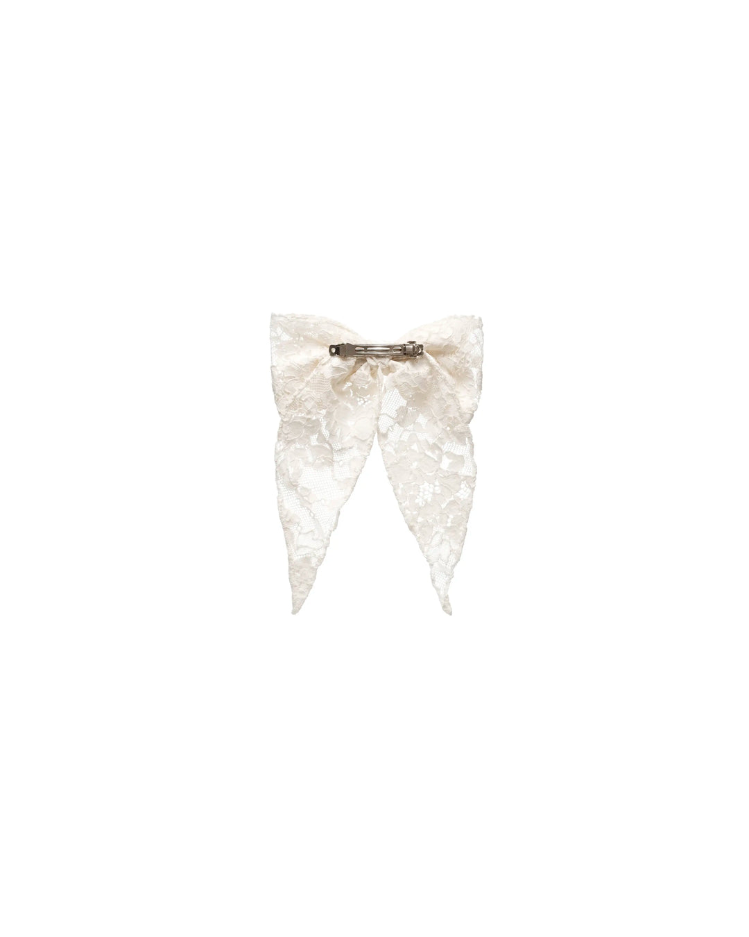 Miranda, ivory lace bow