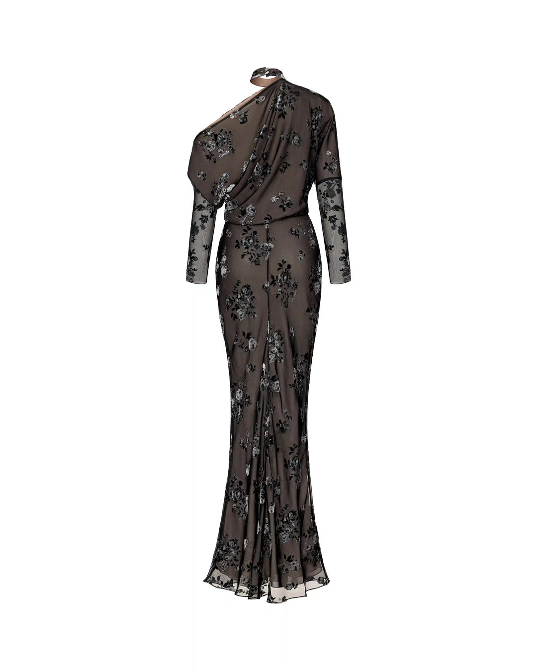 Anika maxi, maxi dress made of devore velvet