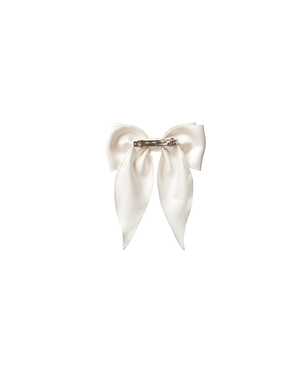Miranda, ivory satin bow