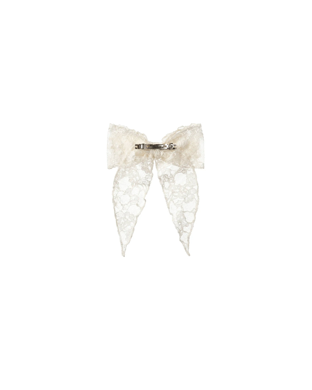Miranda, ivory lace bow