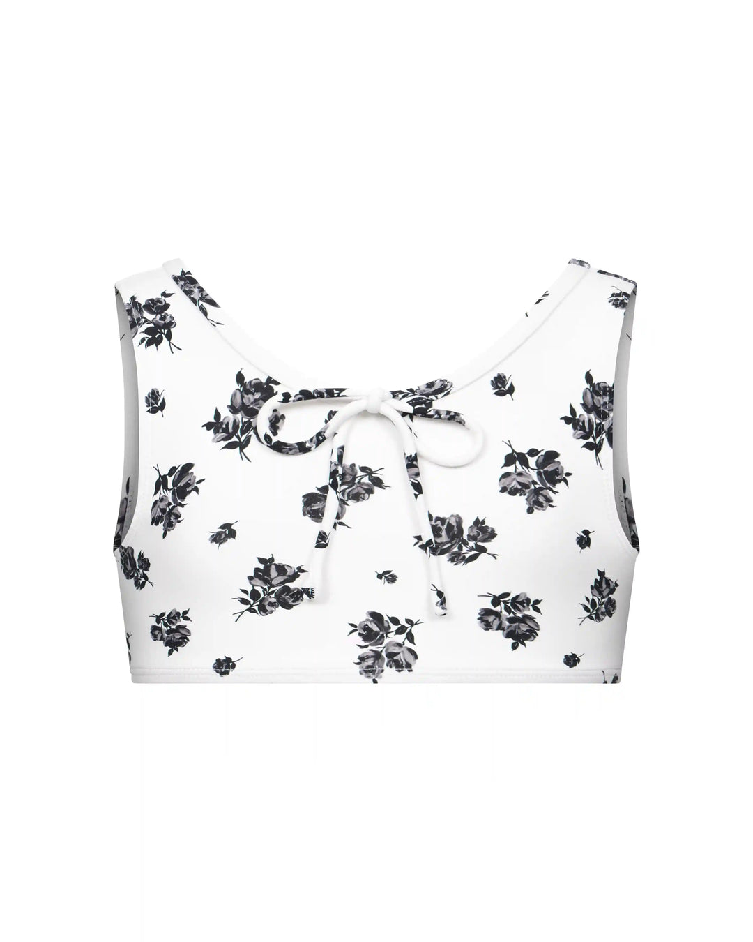 Mabel, children's two-piece swimsuit, in ivory with floral print