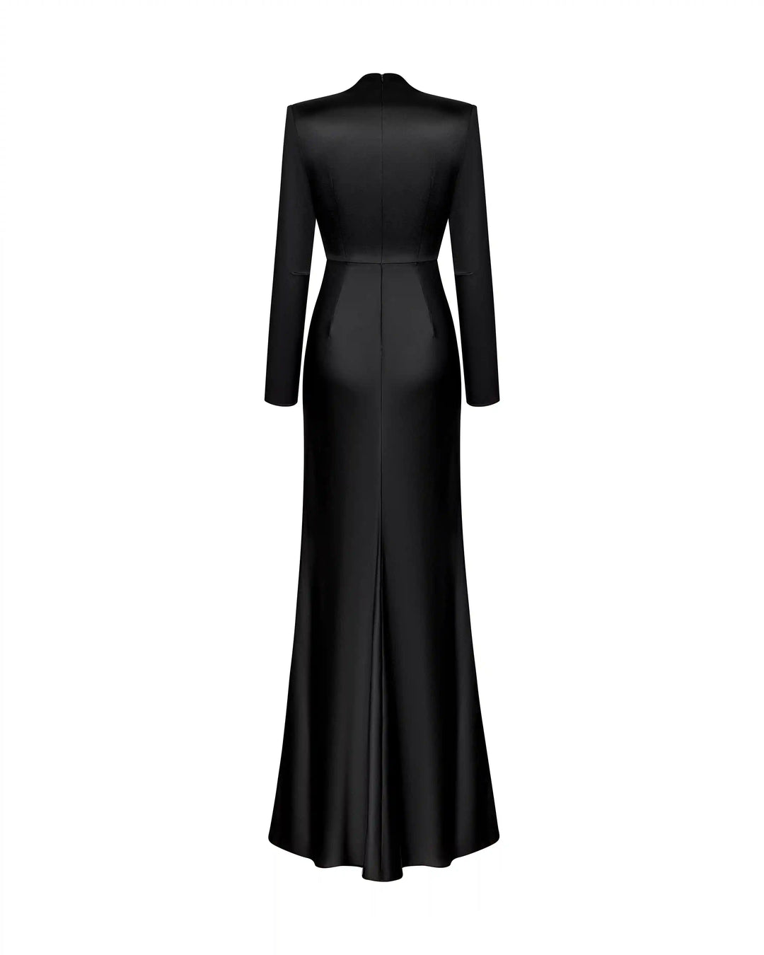 Emma, maxi dress with long sleeves and a satin choker ROSES LACE Emma, maxi dress with long sleeves and a satin choker ROSES LACE