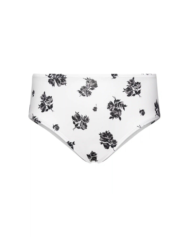 Mabel, children's two-piece swimsuit, in ivory with floral print