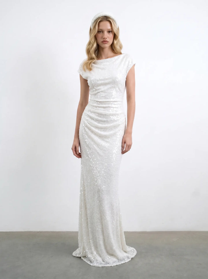 Lucy maxi, sequin maxi dress