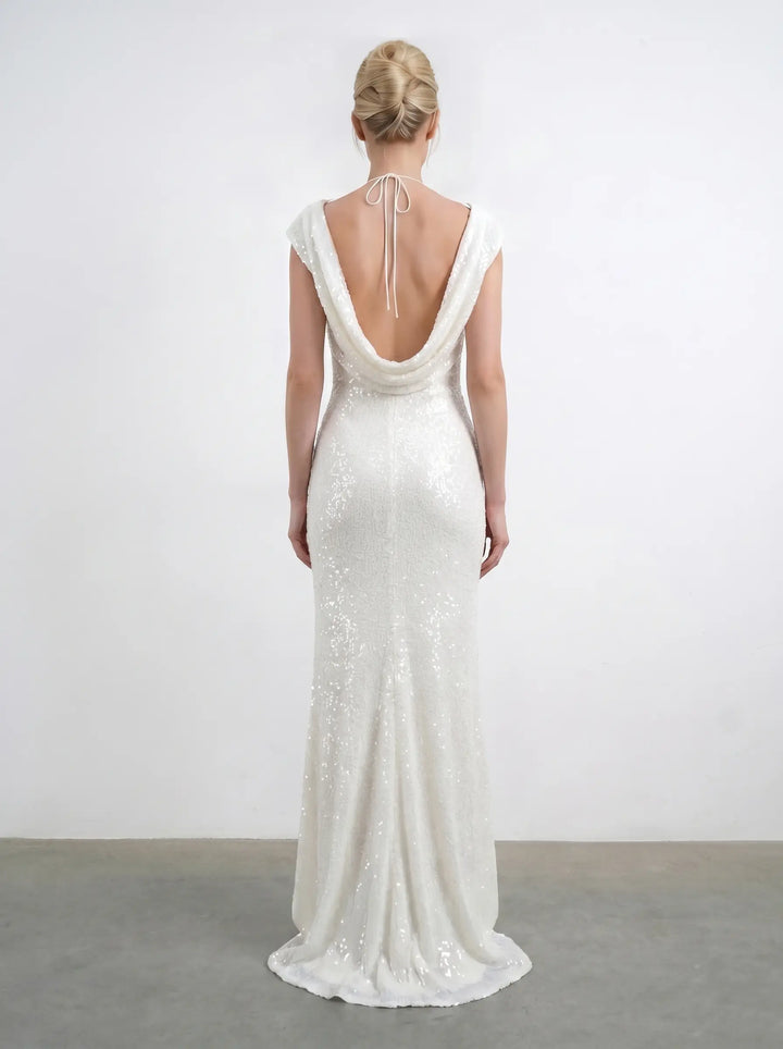 Lucy maxi, sequin maxi dress