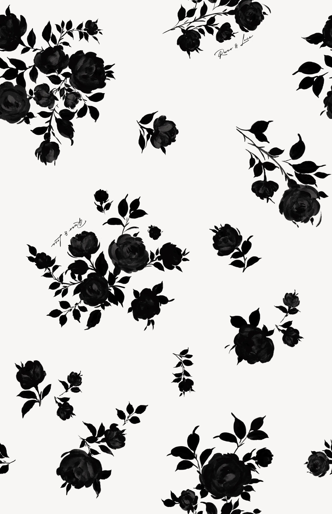 Mona no frill, mini skirt made of ivory crepe de chine with floral print