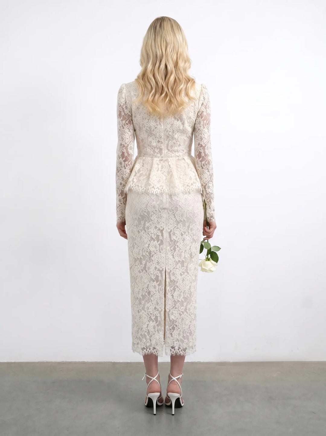 Sia, ivory lace jacket