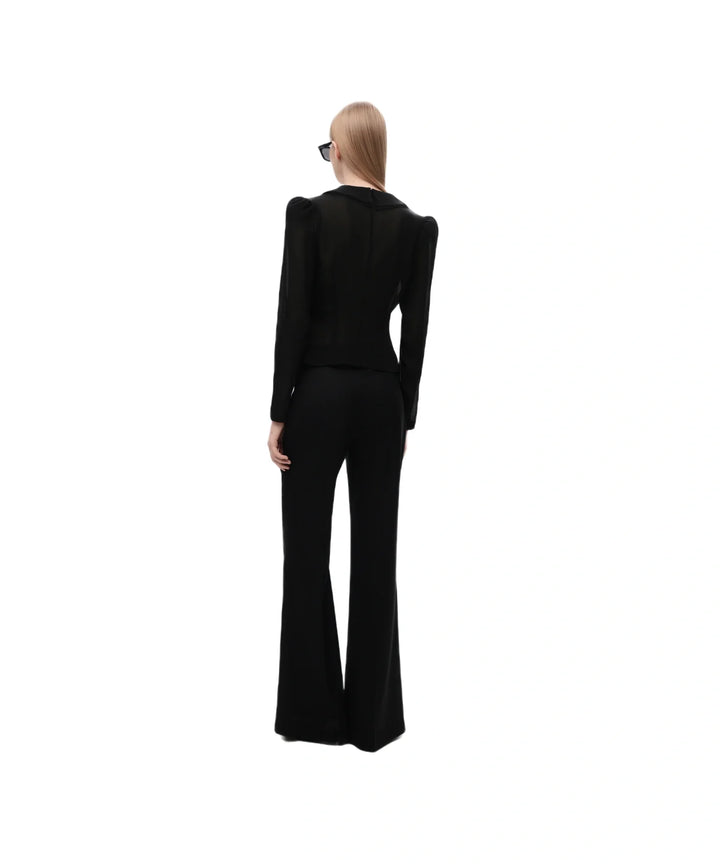 Audriana, black chiffon jacket
