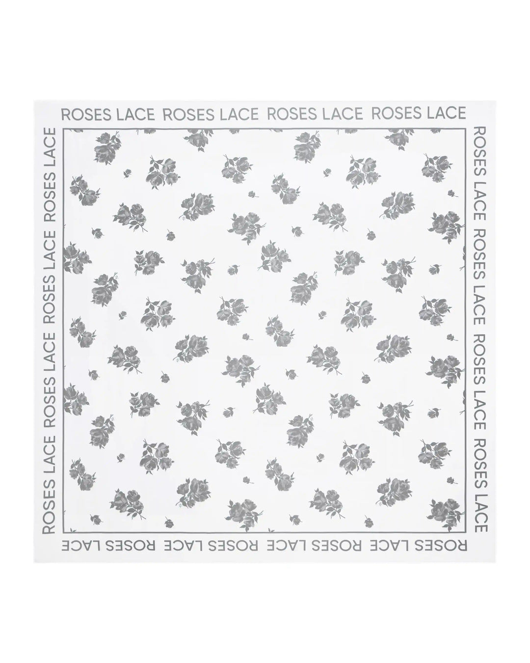 Gill, set of two-piece swimsuit and pareo made of biflex in ivory with floral print