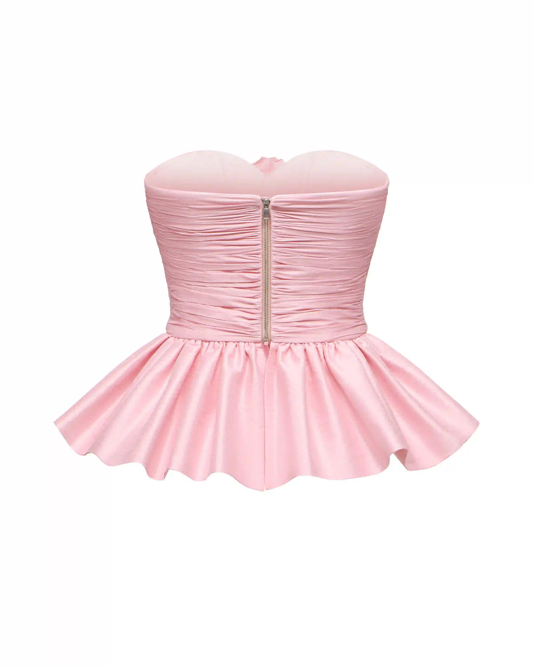 Rosalie, corset top made of pink taffeta