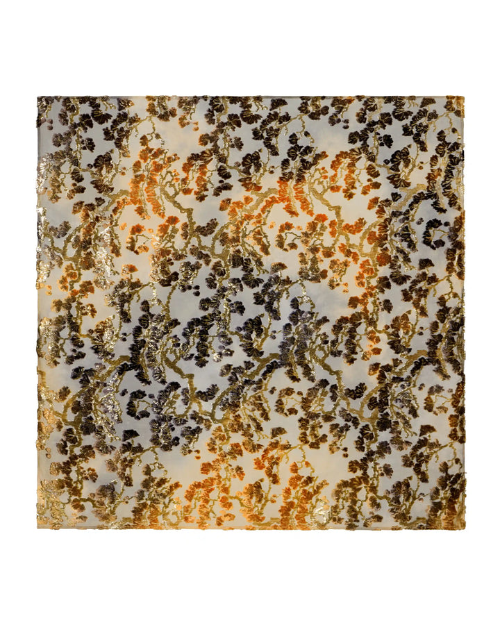 Leticia, headscarf made of multicolor devore velvet