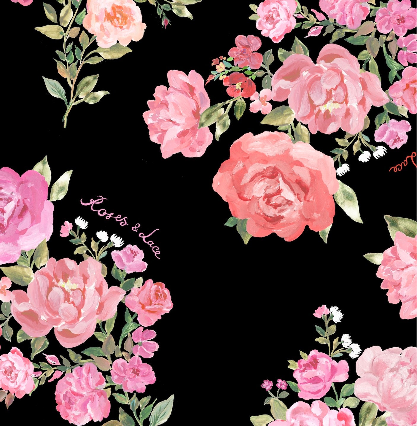 け*n様 theredthread S flow rose skirt　Ꮇ　bl THEREDTHREAD / ザレッドスレッド】S flow rose skirt